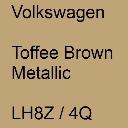 Volkswagen, Toffee Brown Metallic, LH8Z / 4Q.